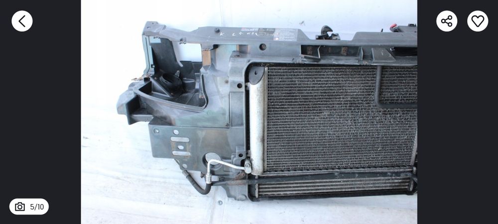 Pas przedni wentylatory chłodnice VW Sharan 1.9Tdi AUY 2000- manual