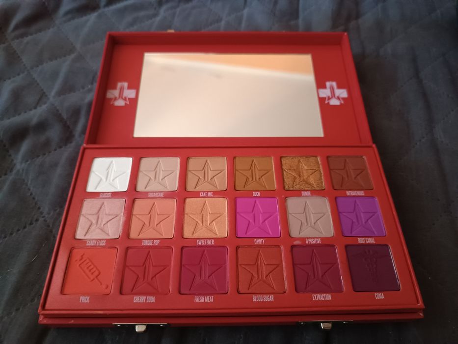 Paleta cieni Jeffree Star Blood Sugar  makijaż makeup paletka cieni