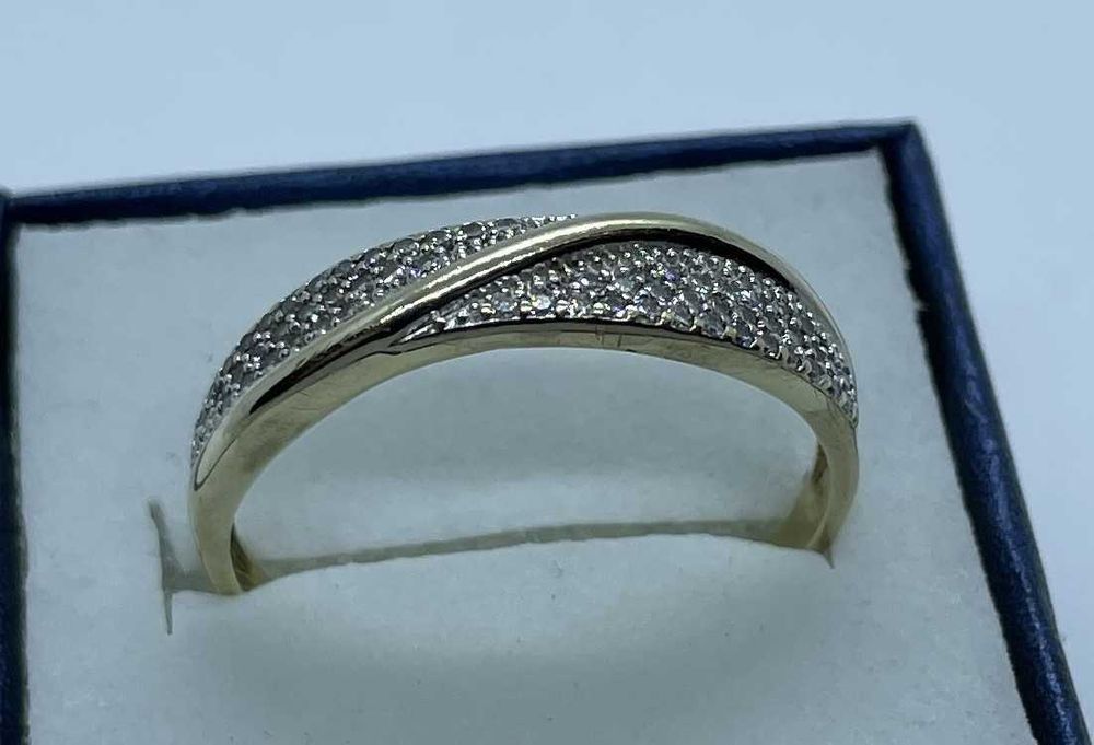 Złoty pierścionek w dużym rozmiarze 2,25 p333 r26 /ST złoto