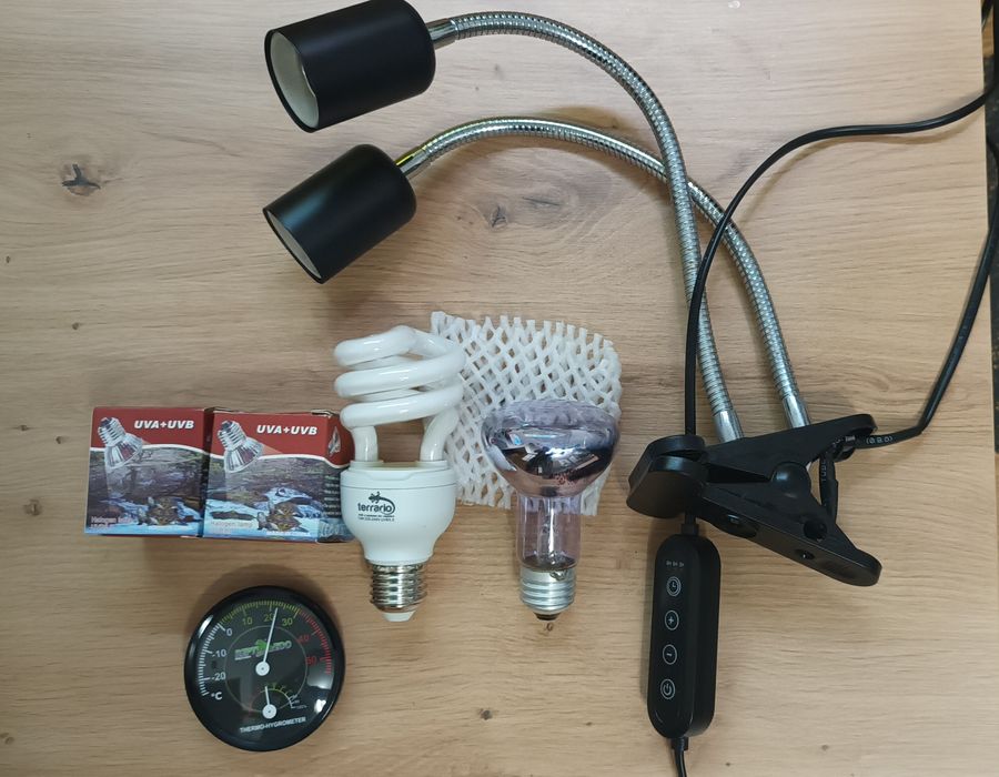 Oświetlenie Lampa do Terrarium żarówki uvb uva i grzewcze