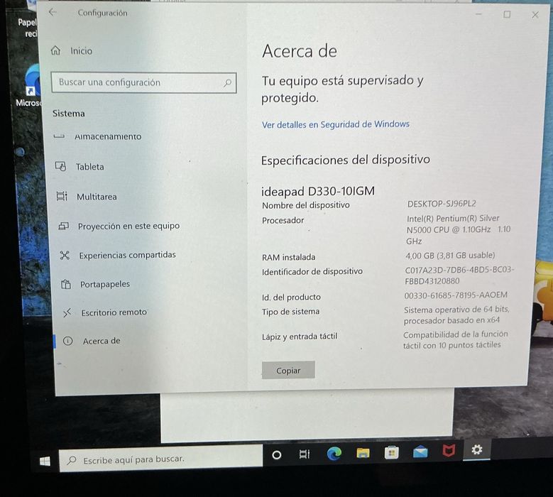 Computador Lenovo Idealpad