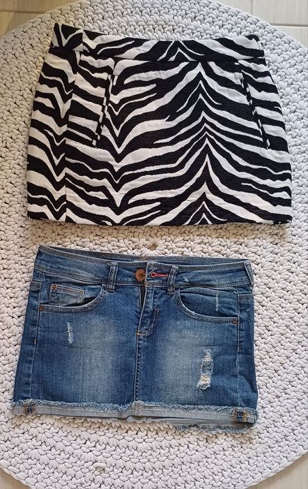 Spódniczki rozm. S, 12szt. ZARA, NEW LOOK, SINSAY