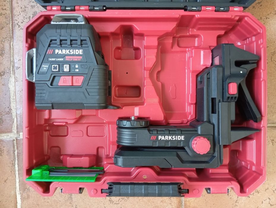 Laser a bateria 360 Parkside Performance 20V 16 linhas