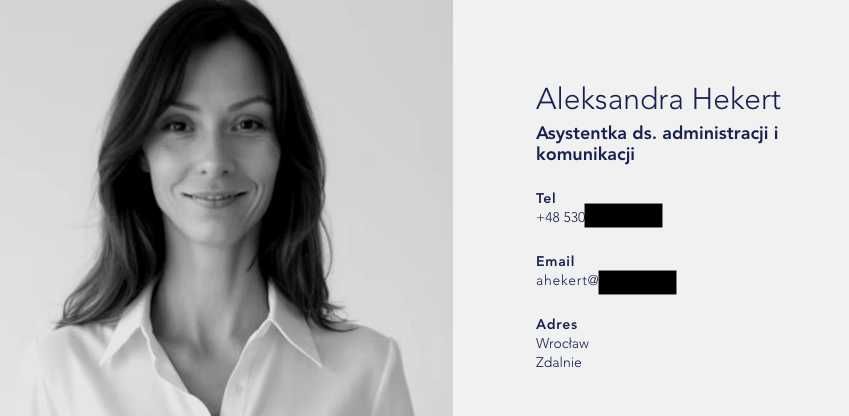 Oferuję usługi Wirtualnej Asystentki | Asystentka ds. administracyjnych i komunikacyjnych | Asystentka biznesowa