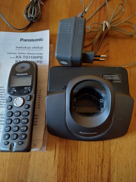 Telefon stacjonarny. Panasonic.