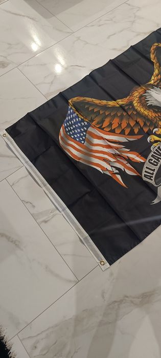 Flaga baner USA chopper Cruiser wolność 90x150