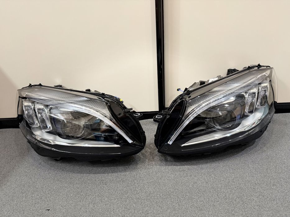 Фари Multibeam для Mercedes-Benz C-Class W205, комплект, ліва і права