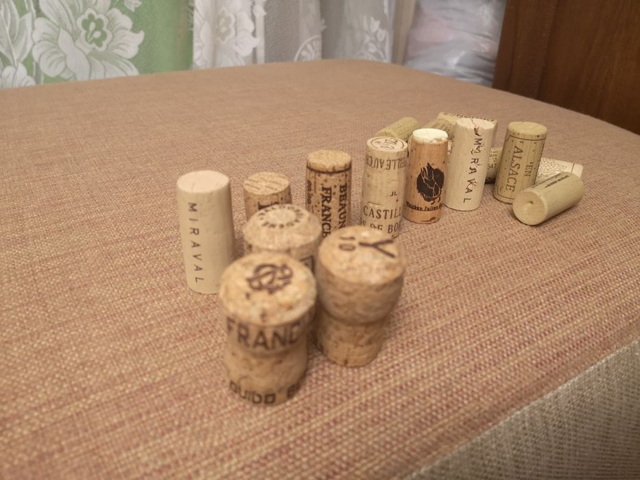 Пробки винные(корк/силикон/тумба игр) Велика кількість
