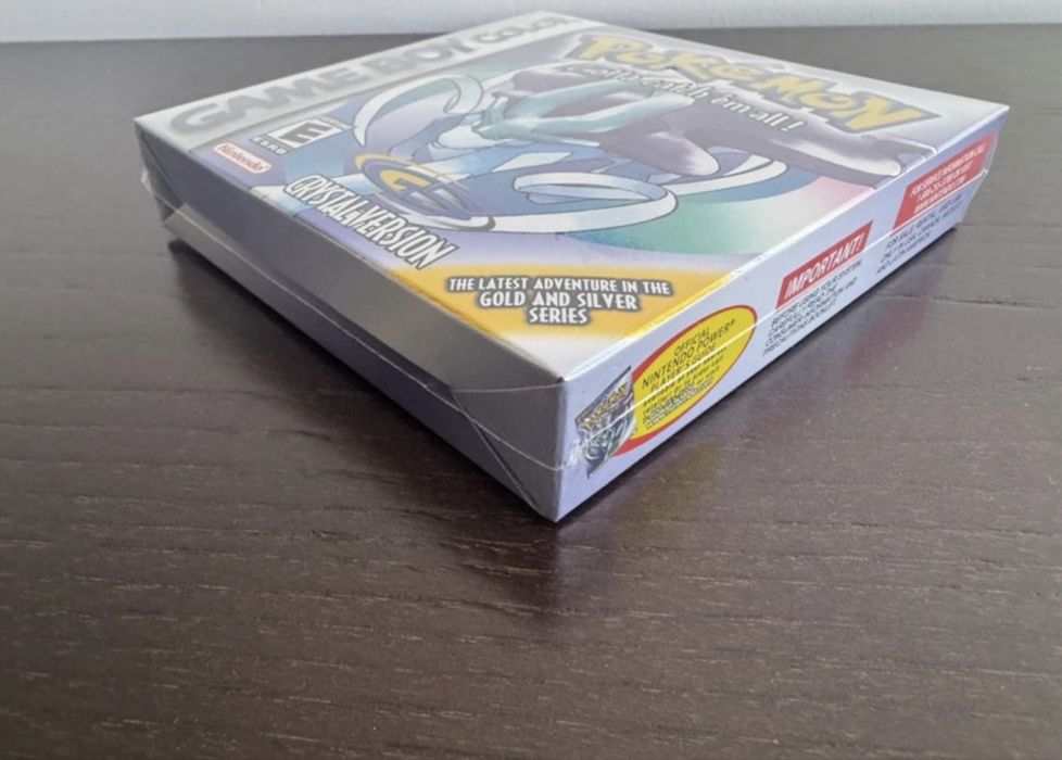 Pokemon Crystal Novo e selado