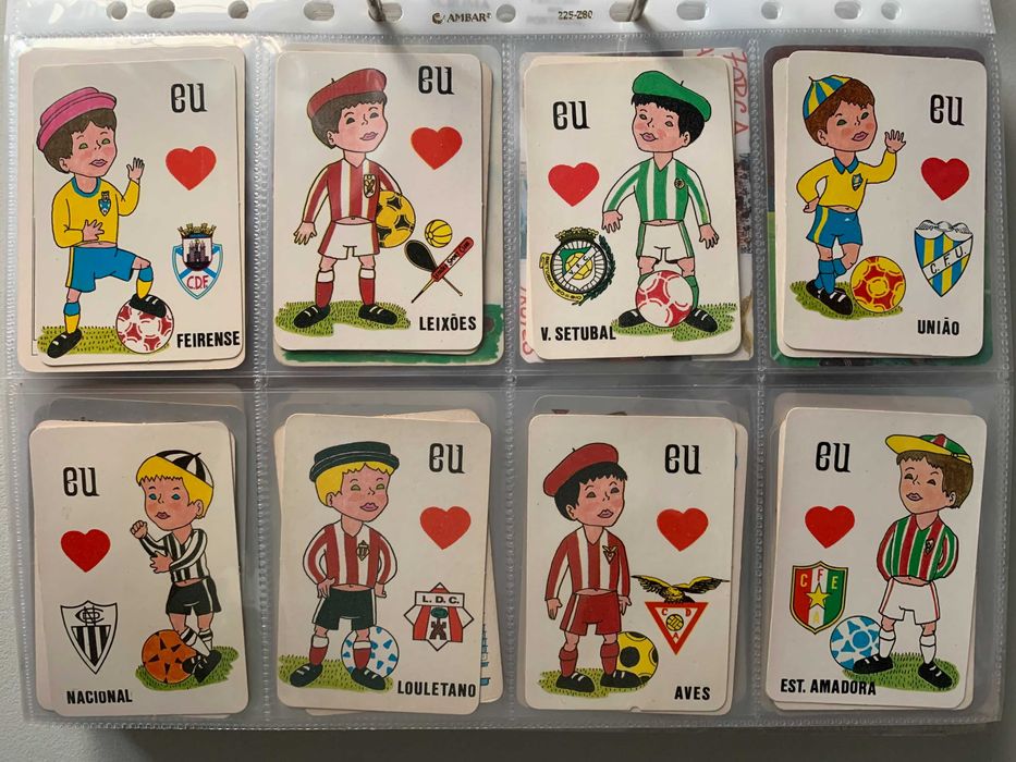 Calendários Antigos de Futebol - Mascotes / Bonecos (preço unitário)