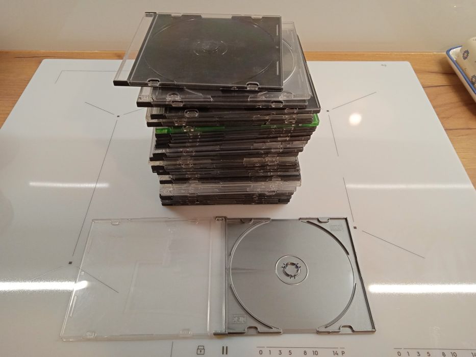 Pudełka na CD lub DVD 32 sztuki