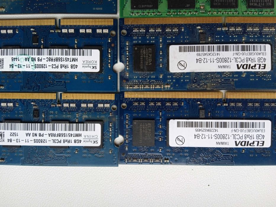 оперативна пам'ять  DDR3/4 гб