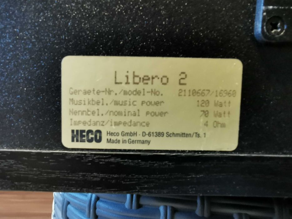 Kolumny głośnikowe Heco Libero 2 z subwooferem
