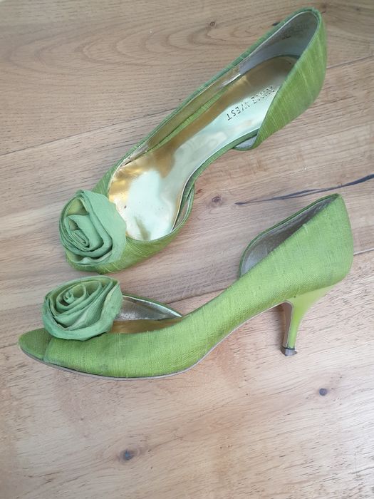 Buty damskie piękne szpilki Nine West 39 jasna zieleń