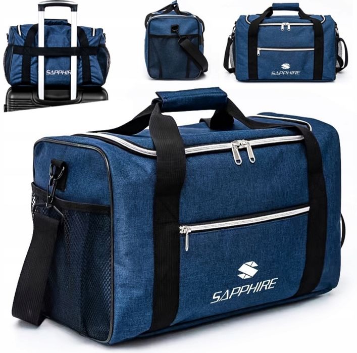 TORBA bagaż podręczny DO SAMOLOTU 40x20x25 RYANAIR pojemna UCHWYT kies