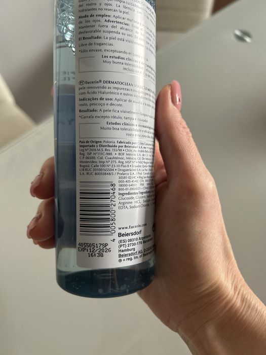 Płyn micelarny 3w1 eucerin