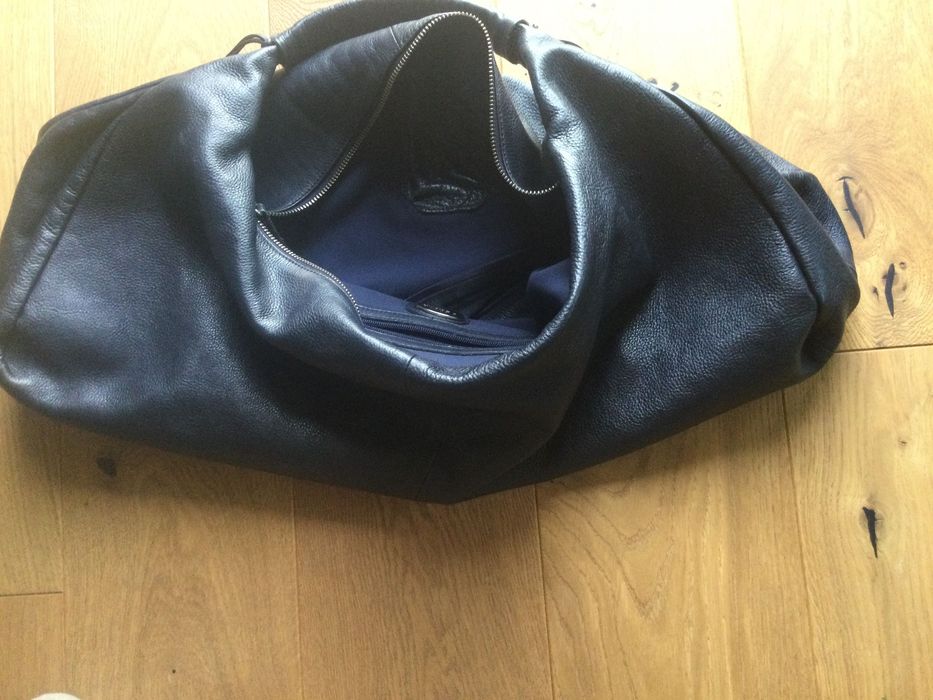 Pojemna torba skorzana