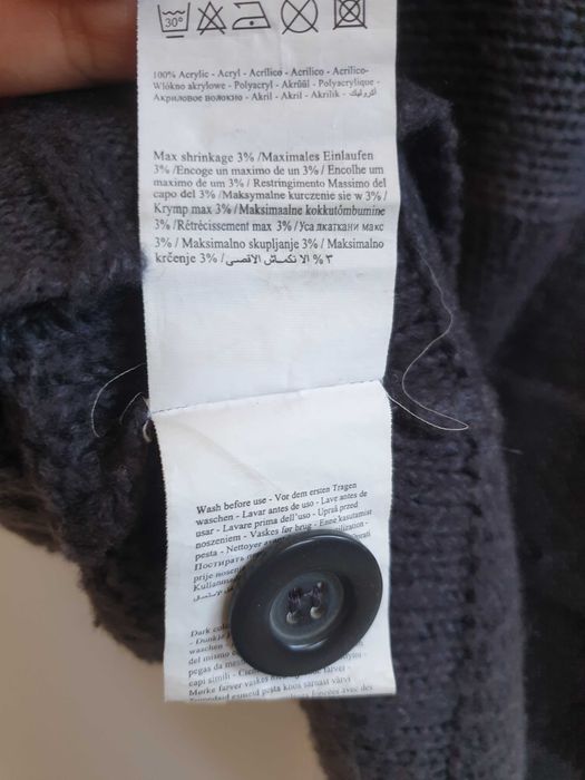 Ciemnoszary szary sweter kardigan Vero Moda M 38