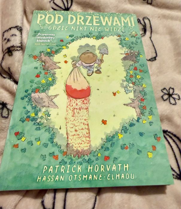 Pod drzewami, gdzie nikt nie widzi komiks Horvath kryminał crime horror cute