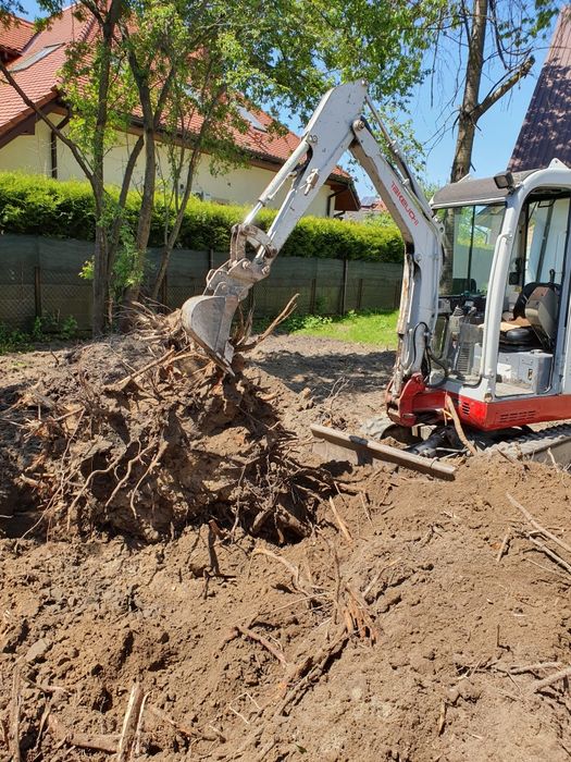 Minikoparka uslugi,wynajem