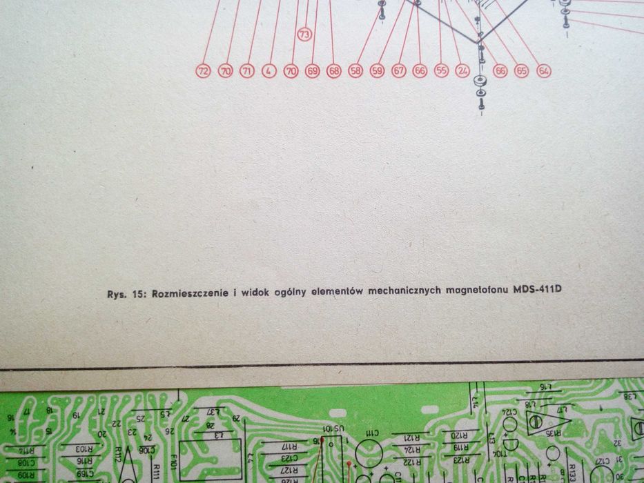 Instrukcja serwisowa Unitra MDS-411D Etiuda