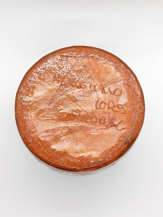 Pote alentejano em olaria pintado à mão e assinado