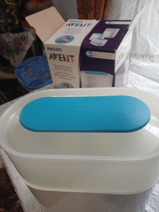 Електричний паровий стерилізатор Philips Avent 3-в-1 (SCF284) у повному комплекті
