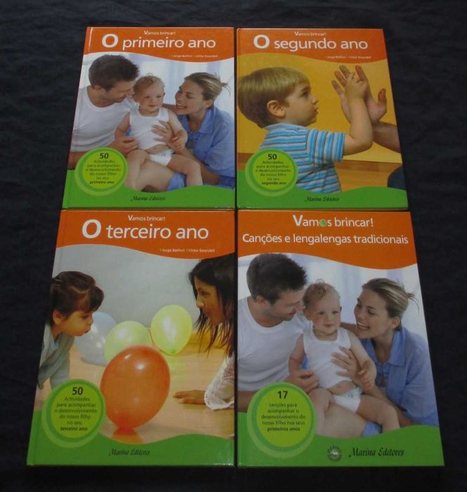 Livros Vamos Brincar 0-3 anos Marina Editores