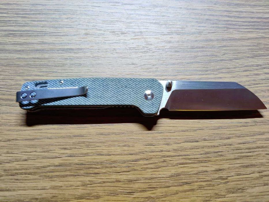 QSP Penguin denim micarta