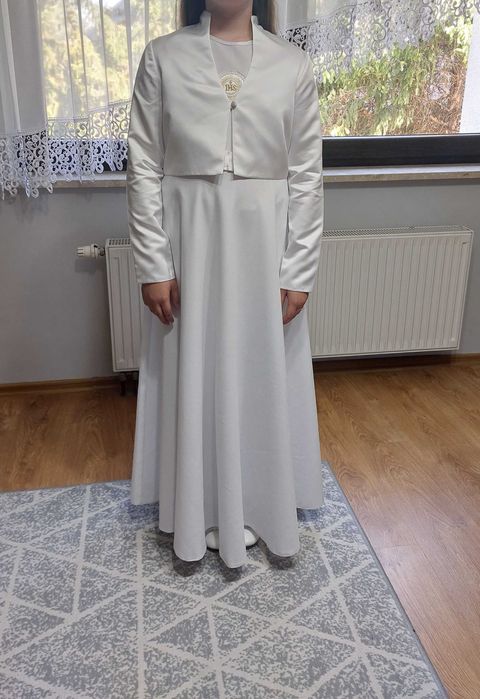 Alba komunijna dla dziewczynki 158 cm