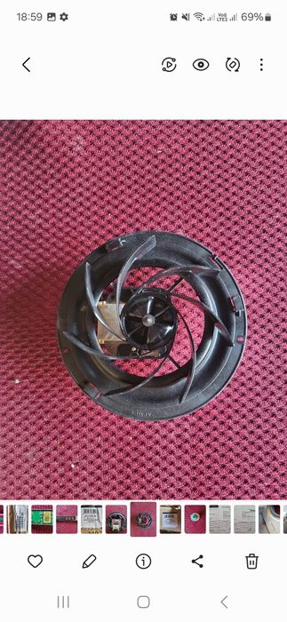 Wentylator c00385.320 piekarnik Whirlpool kitchenAid