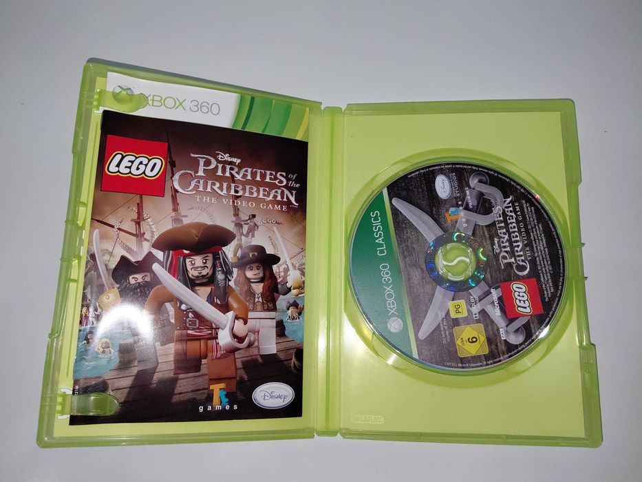 xbox 360 LEGO PIRACI Z KARAIBÓW 1-2 graczy na podstawie filmów zabawna