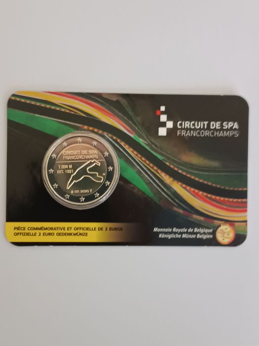 Moneta okolicznościowa 2 euro Belgia 2025