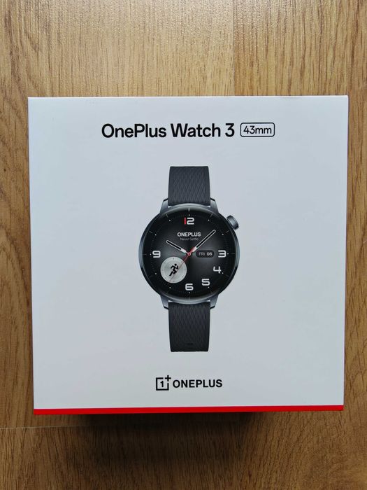 OnePlus Watch 3 43 mm GWARANCJA czarny nowy zaplombowany