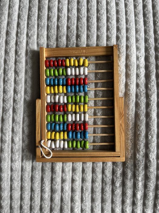 Drewniane Liczydło Edukacyjne dla Dzieci / Klasyczne Kolorowe