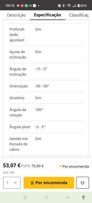 Suporte TV novo articulado para Tvs até 85" polegadas