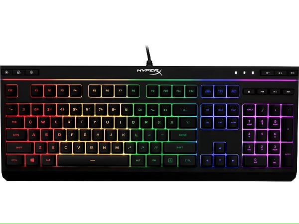 Клавіатура дротова ігрова HyperX Alloy Core RGB Black UA USB Б/У
