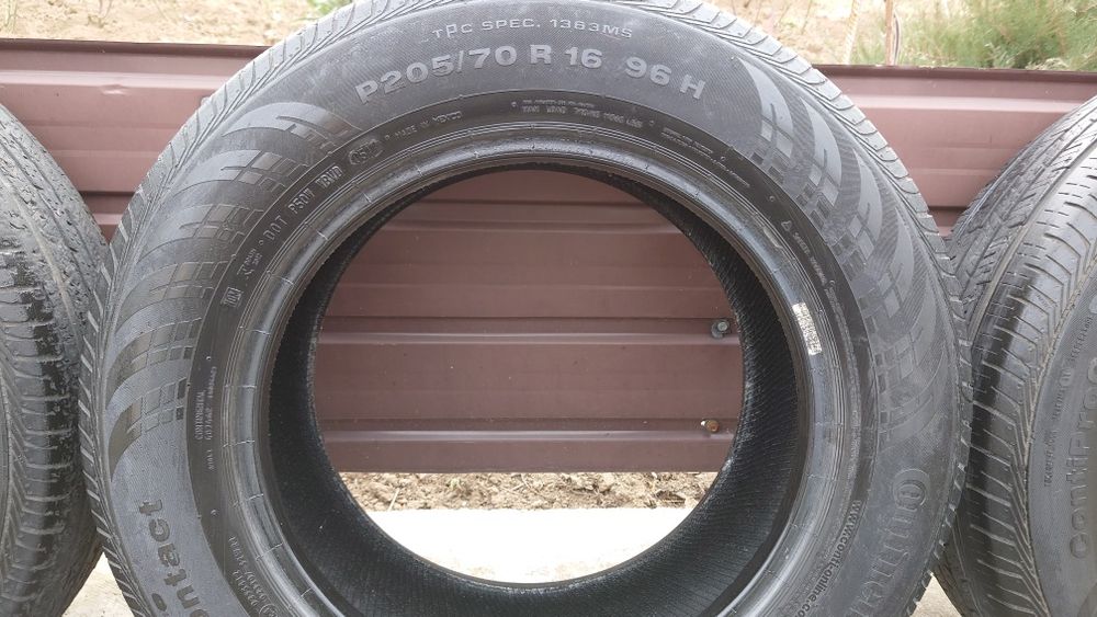 Шины б/у Лето 205/70R16 Continental ContiPro contact
