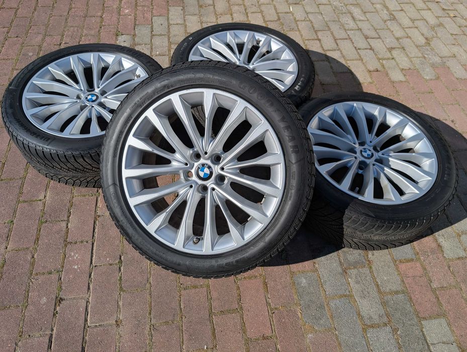 Koła Zima Felgi Z Oponami BMW 5 G30 G31 TPMS 18 CALI 7J ET40 245/45/18