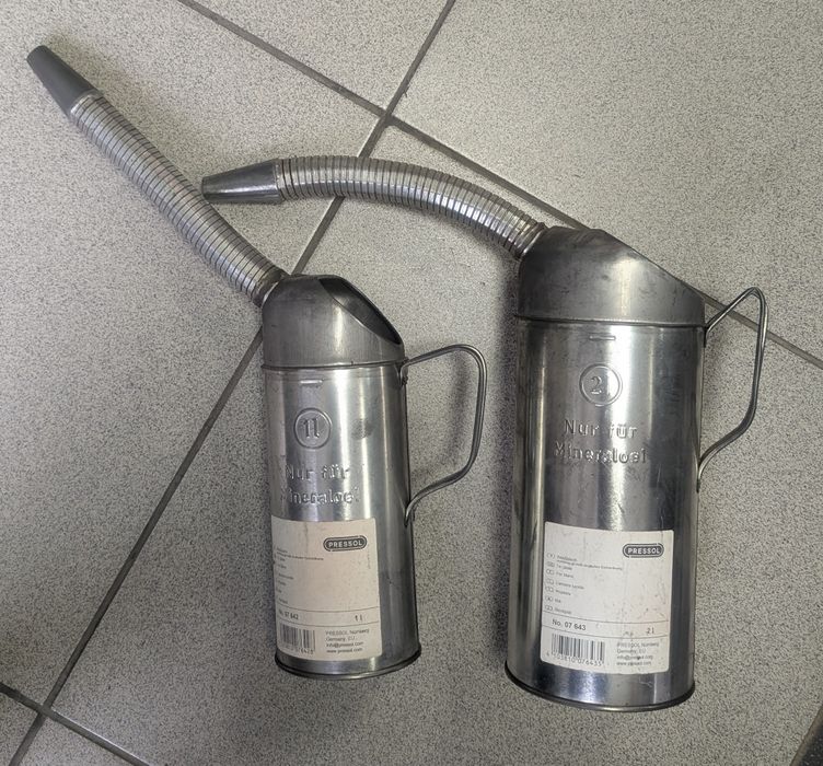 Лійка оцинкова для оливи 1л та 2л