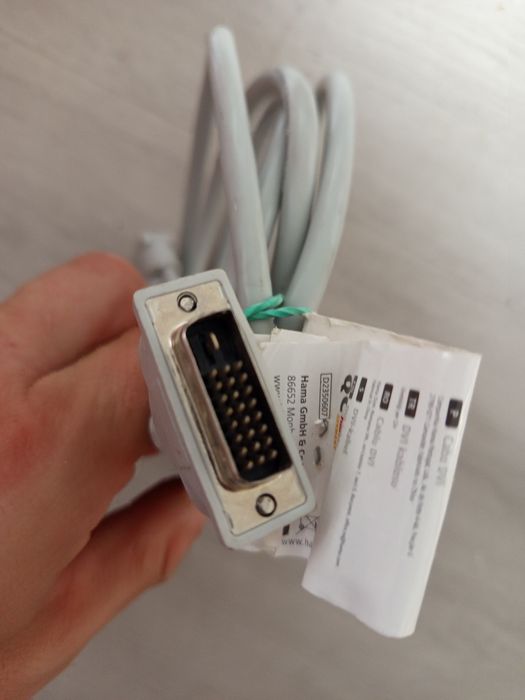 Kabel do monitora VGA Hama nowy