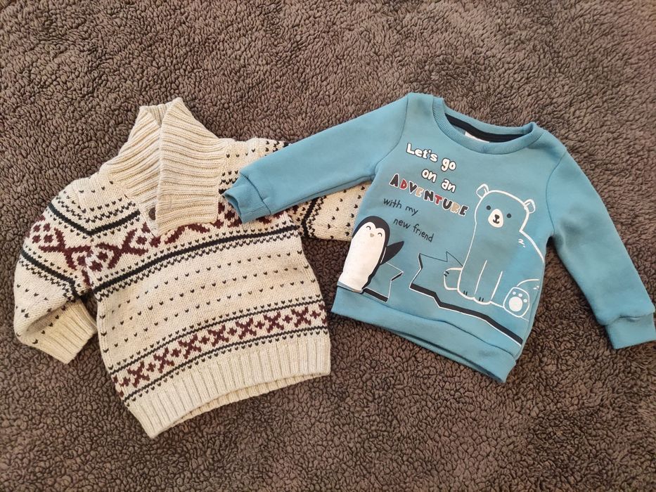Chłopięce sweterki 74