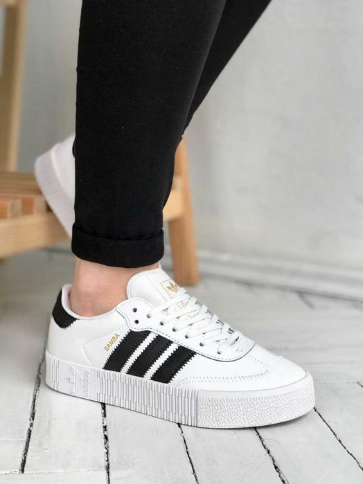 Кросівки Adidas Samba Rose Classic White/Black premium