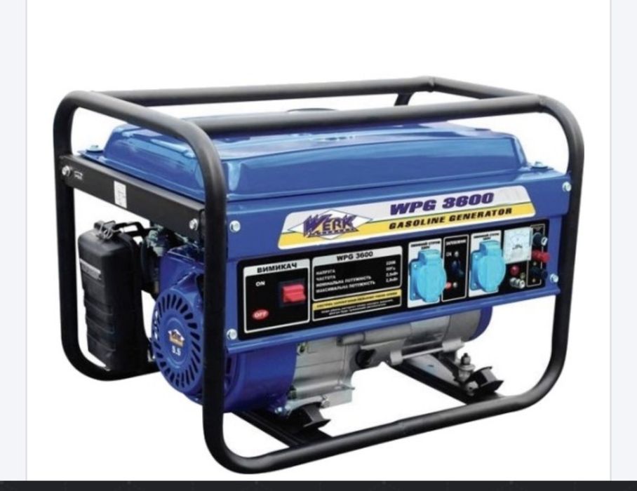 Бензиновий генератор 1 фWerk 2.8 кВат