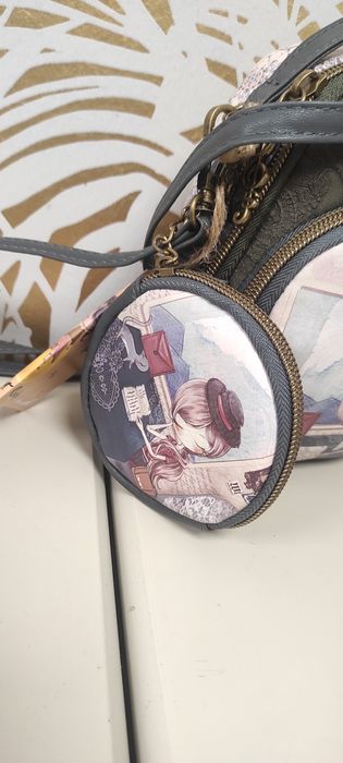 Conjunto mochila e porta moedas novo