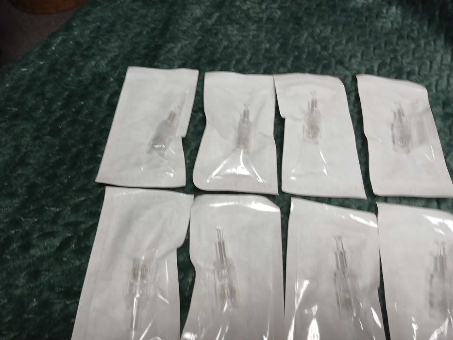 8 Agulhas microagulhamento dermapen ou agulhas de micropigmantaçaolacr