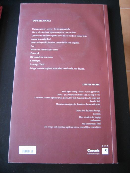 Livro Maria Viana 30 anos de Jazz com CD - NOVO