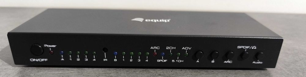 Matriz HDMI 4x2 Profissional | 4 Entradas / 2 Saídas | Comando - [LER DESCRIÇÃO]