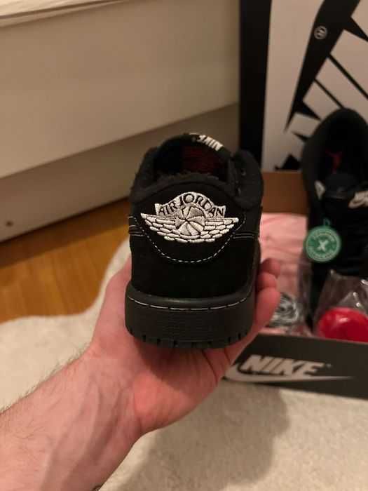 Sapatilhas Air Jordan 1 Low x Travis Scott - Black Phantom