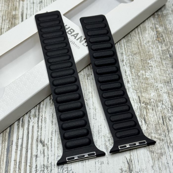Ремешок кожаный на магните Apple Watch Ultra/ 46/ 45/ 44 мм. Ремінець